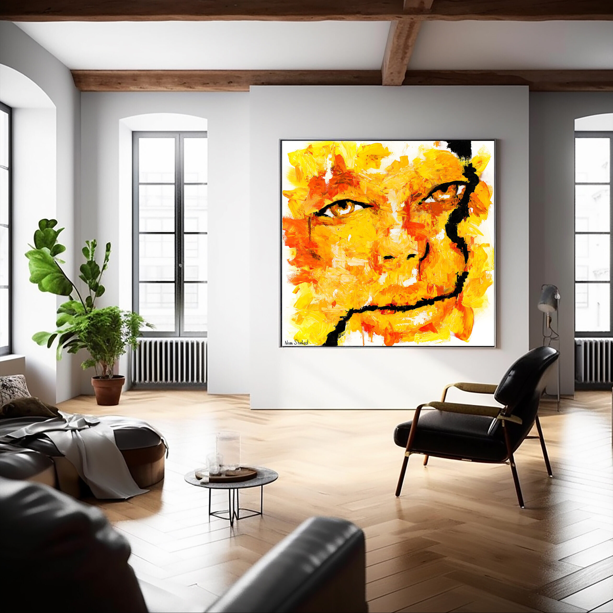 face-abstract-yellow-painting-print-noam-shakedArtboard 1
